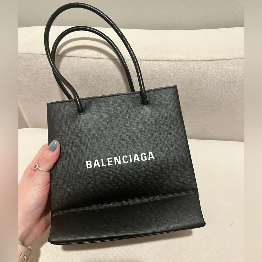 Balenciaga black top handle bag - Picture 1 of 10